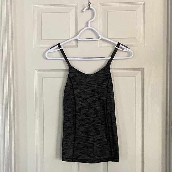 lululemon athletica Tops - Lululemon Athletica Charcoal Tank Top